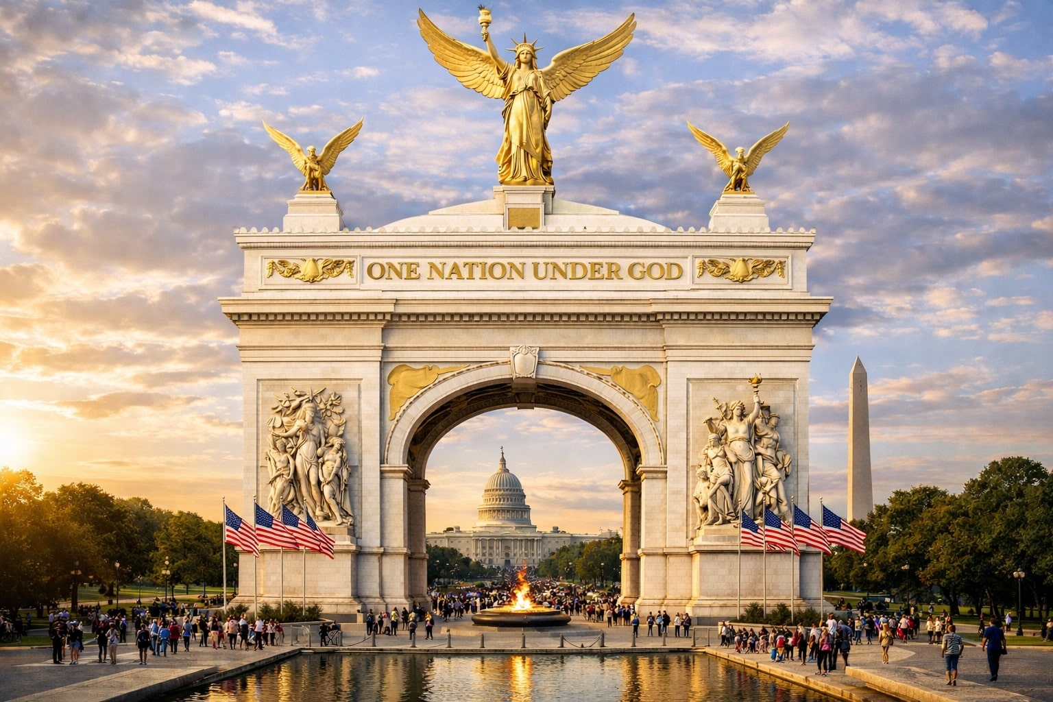 États-Unis : l’Arc de Triomphe de Trump