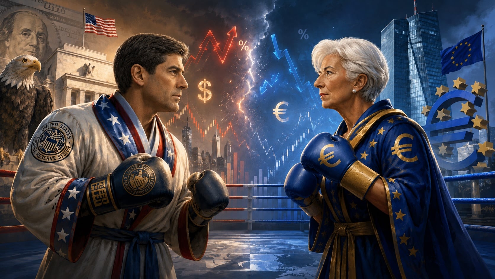 Fed contre BCE : la bataille des deux banques centrales