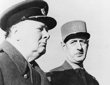  Churchill et de Gaulle discutent de May, Macron et autres