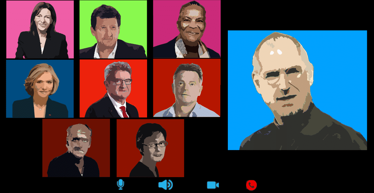  Zoom entre Steve Jobs et les candidats à la Présidentielle