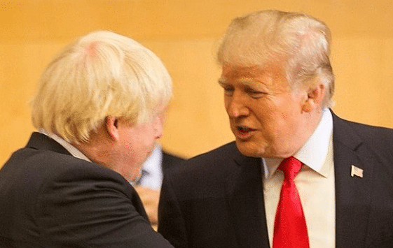  Boris (Johnson) téléphone à Donald (Trump)