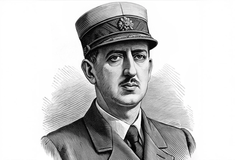  Charles de Gaulle et Emmanuel Macron à l’Élysée